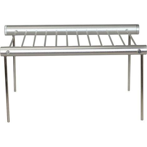 Grille de Barbecue Rétractable, Robuste et Durable en AcierInoxydable, Peut Griller/égoutter l'huile/Sécher les Légumes/Mettre du Pain (1/5)