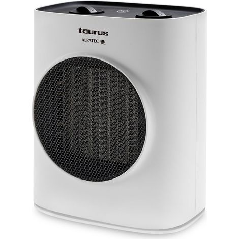 Taurus Tropicano 7CR – Calefactor cerámico 1500 W – Tecnología PTC – 2 niveles de potencia – Función oscilante – Termostato regulable – Seguridad antivuelco (1/5)