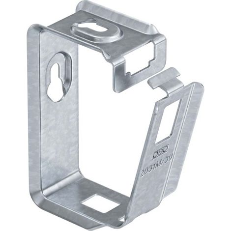 Sujeción de conductos obo bettermann sammelhalter 30 cables acero