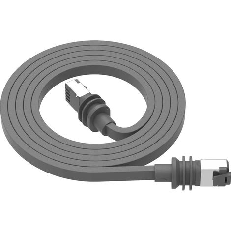 Câble Starlink Gen 3/Mini - 15m Plat - Rallonge Ethernet Réseau Cat6 26AWG IP68 Étanche Extérieur/Intérieur