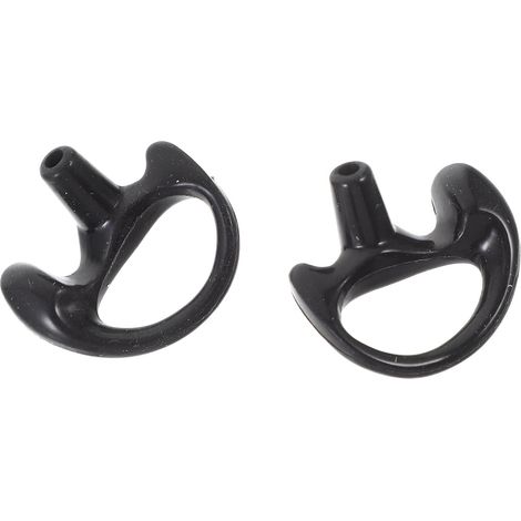 Bouchons d'oreille et Design Ergonomique de Bruit en Caoutchouc Noir Compatibles Kits Audio à Tube Bobine, Légers et Réutilisables pour Interphone (1/5)