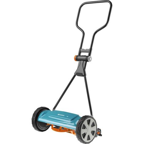 Gardena Classic 4018-88 rasaerba a cilindro 400, rasaerba manuale con larghezza di lavoro di 40 cm per prati fino a 200 m², rullo di lama in acciaio di qualità, tecnologia di taglio senza contatto (1/5)