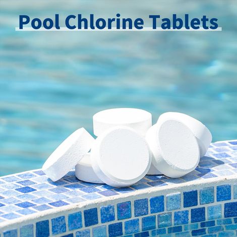 100 comprimés de chlore multifonctionnels pour la désinfection instantanée des baignoires, piscines et spas - ksize (1/5)