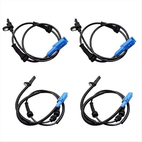 Capteur de vitesse de roue ABS avant et arrière pour Peugeot 2008 I et 301 - Lot de 4 pièces, capteurs de régime de roue (1/5)