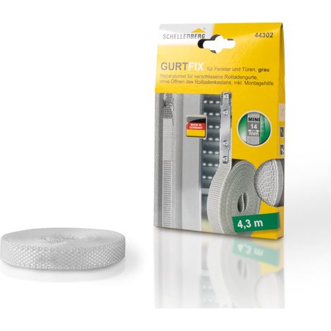Schellenberg 44302 Set di riparazione Gurtfix mini, 14 mm, grigio (1/5)