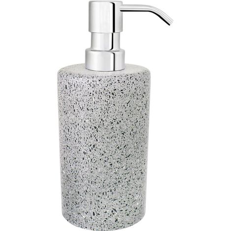Distributore di sapone Q-BATH PREMIUM DECOR 1554, grigio terrazzo (1/3)