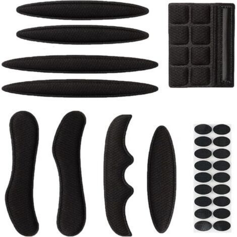 1 Set Mousse Casque Velo,Coussinet de Casque de Vélo Rembourrage de Casque Casque Rembourrage Kit,Mousse Casque Coussinets Anti-Collision Intérieurs,Accessoires de Casque Universels - Noir (1/5)