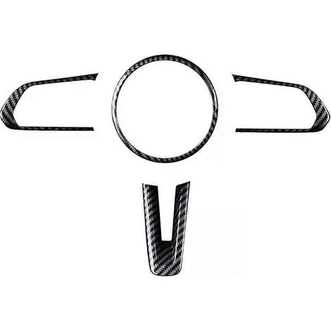 Moulure de cadre de volant en fibre de carbone pour accessoires intérieurs de voiture Mazda 3 CX-30-JXLGV (1/4)