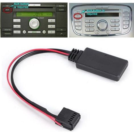 Adaptateur Audio Sans Fil AUX Pour Ford Focus Mondeo Fiesta 6000 CD (1/4)