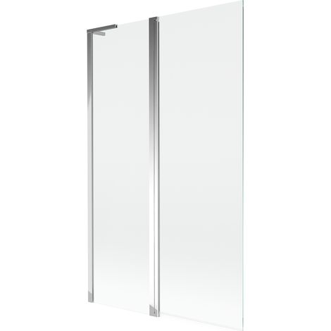 Mexen Mist L mampara de bañera de 2 hojas 110 x 150 cm, transparente, cromo - 8A9L-110-011-01-00 (1/5)