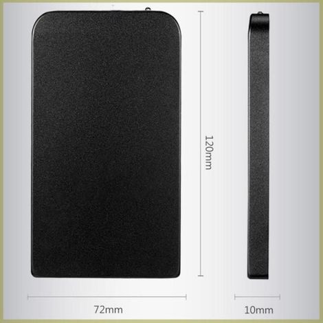 Cocosity disque dur portable Disque dur externe 2 To Capacité USB 3,0 450 Mbps Plug à grande vitesse et jouez informatique station (1/4)