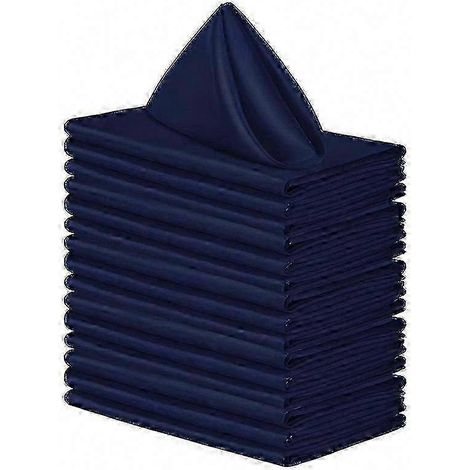 1/5 Serviettes de table unies, lavables, sans couture, style royal brillant, décoration de table glamour pour hôtels, restaurants, banquets, mariages et fêtes luxueuses