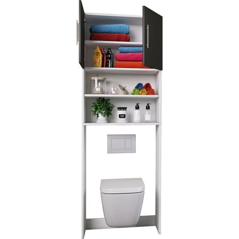WC Toilette Regal Überbauschrank Totas