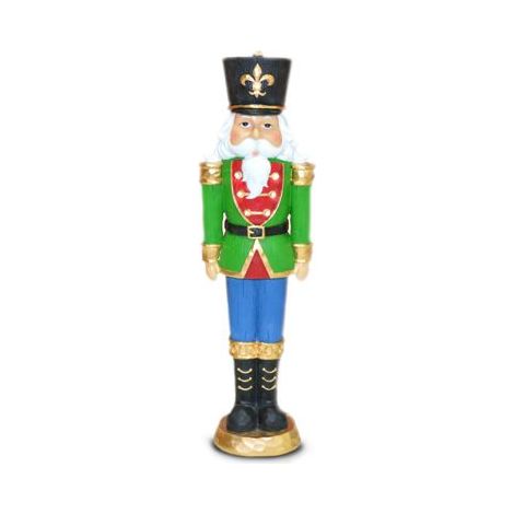 Decorazione Casa Natalizia Soldatino Lo Schiaccianoci in Resina con Luce 46 cm (1/2)