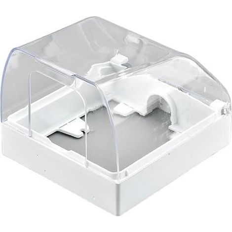 Cache de protection auto-adhésif pour interrupteur de prise murale anti-splashes renforcé de type 86, accessoire pour salle de bain (1/2)
