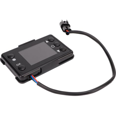 Chauffage de stationnement diesel avec écran LCD, télécommande et interrupteur, kit pour voitures, camions, bateaux et véhicules. (1/5)