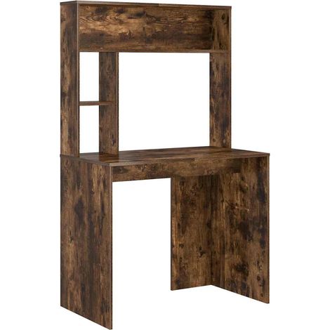 Maison Exclusive - Schreibtisch Geräucherte Eiche 91 x 50 x 149 c