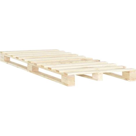 Maison Exclusive - Cadre de lit de palette sans matelas bois pin massif 120x200 cm (1/5)