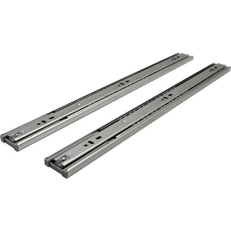Randaco Guías para cajones Guías resistentes de cierre suave de extensión completa Guías de 45 mm y 350 mm 2 piezas