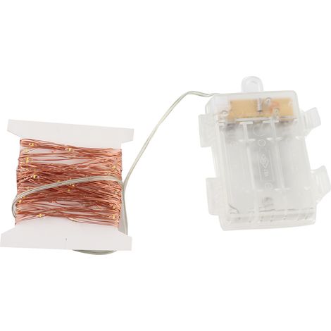 10 m / 32,8 Fuß lange Lichterkette mit 100 LEDs, Fernbedienung, 8 verschiedenen Lichteffekten, Helligkeit einstellbar, dimmbar, Timer, Batteriebetrieb, IP44-Wasserschutz, warmweißes Licht für Weihnach (1/5)
