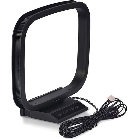 1 antenna radio FM/AM, connettore a 3 pin, 75 Ohm, cavo 22AWG, per amplificatore HiFi, sintonizzatore, sistema stereo (1/5)