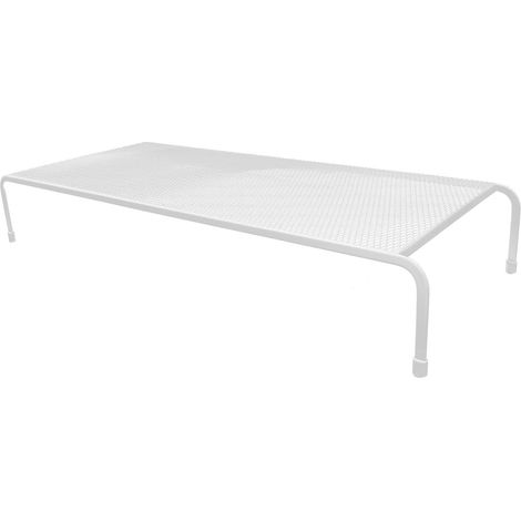 Rehausseur de Moniteur Support de Bureau en Fer Blanc pour Ordinateur Maille Transparente, Usage Maison et École, Surface Résistante à L'usure, Structure Anti-déformation (1/5)
