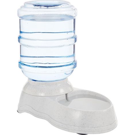Fontaine à eau automatique pour chats et chiens. Distributeur d'eau automatique grande capacité. Blanc.-AquaForge (1/5)