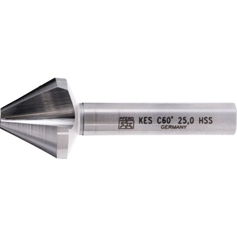 PFERD TOOLS HSS Kegel-und Entgratsenker 60° Ø 25 mm Schaft-Ø 10mm DIN 334 C (1/3)