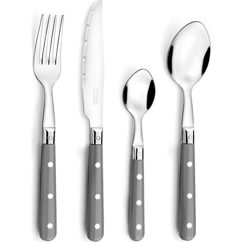 Bistro-Club Gris - Pot 24 couverts de table (1/5)