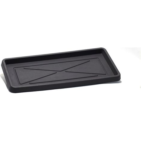 Sottovaso Rettangolare in Resina cm. 90 Antracite