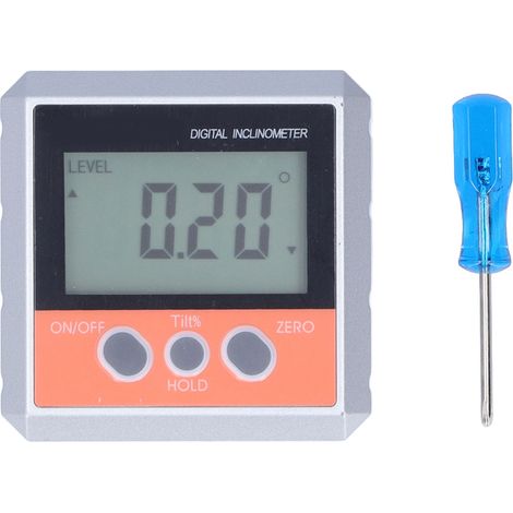 Wasserdichter magnetischer digitaler Neigungsmesser 4x90° - Multifunktionale elektronische Winkelmessung