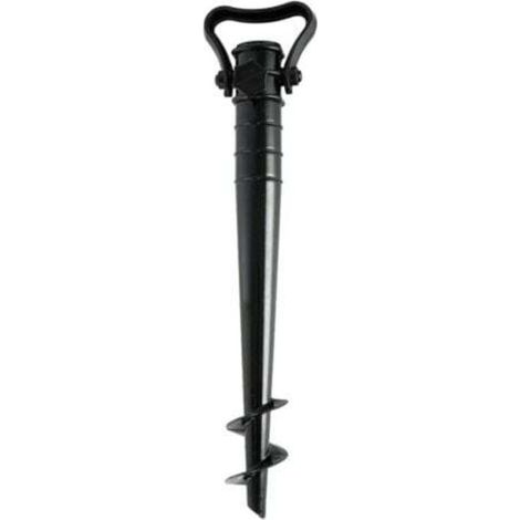 Parasol stake, portable ground stake for parasols, ground anchor for beach, fishing, garden, patio (1/4)