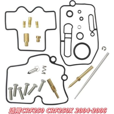 Kit de réparation de carburateur applicable aux carburateurs des modèles CRF250 et CRF250X 2004, 2005 et 2006.