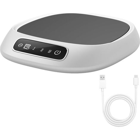 Sottobicchiere riscaldato USB, scaldatazze intelligente con tappetino antiscivolo, scaldatazze elettrico per mantenere la temperatura delle bevande, adatto per caffè, tè, latte e altre bevande calde ( (1/5)