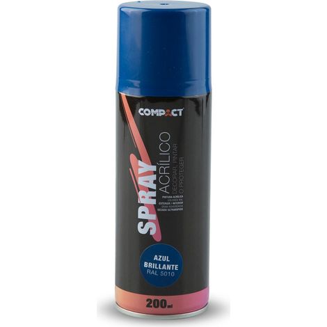 Pintura acrílica spray azul brillo 200ml