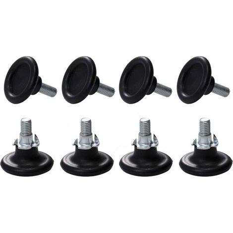 8 Sets verstellbare Möbelfüße, Stellschrauben für Möbelbeine, Stühle, Tische