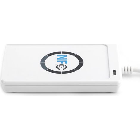 ACS ACR122U Lecteur NFC USB 13,56 MHz Blanc Perle Compatible PC/SC ISO 14443 (1/5)