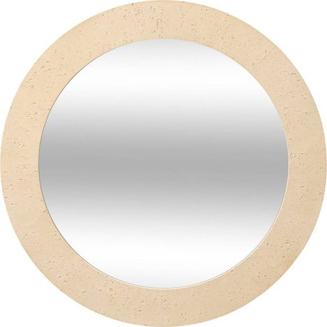 Specchio da parete anaya beige d78cm - Atmosphera créateur d'intérieur