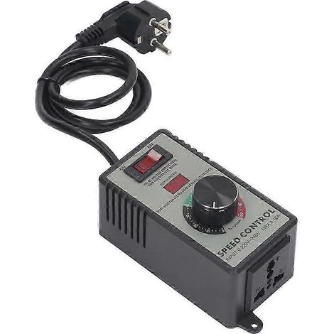 Variateur de vitesse pour moteur à courant alternatif ventilateur de meuleuse d'angle 10 A prise européenne universelle 220-240 V CA 4000 W. (1/5)