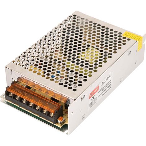 Alimentation Secteur 12V 8.5A 100W pour Écran LED, Commutateur et Driver - Transformateur d'Alimentation DC