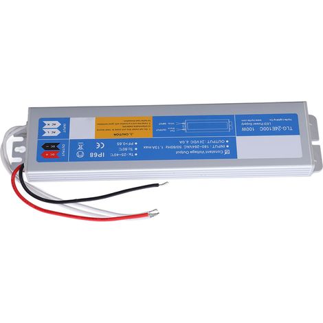 Alimentation LED étanche IP68, résistante à la corrosion, accessoires d'éclairage, AC 180-264 V 100 W, DC 24 V 4 A (1/5)