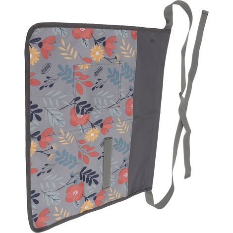 Tablier de jardinage en tissu Oxford 600D, tablier mi-long résistant aux taches avec poches, adapté à la cuisine, à la peinture, au service en salle et à d'autres travaux. (1/5)
