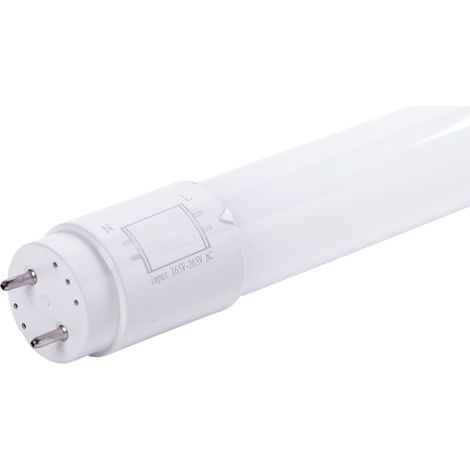 Tubo LED T8 18W 2.880Lm 4000ºK Vidrio 120Cm  Conexión 2  40.000H   [HO-T8GL120-18W-W]