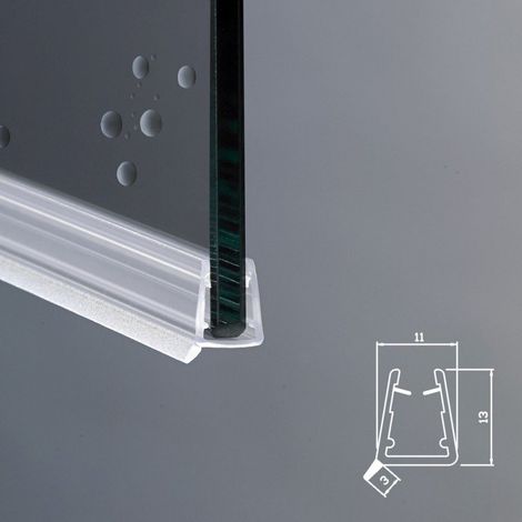 Guarnizione Box Doccia Ricambio Verticale Vetro 6mm 8mm EC-914
