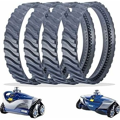 Ersatzketten, schwarz, für Poolreiniger, Reifenkette R0526100, kompatibel mit Zodiac Baracuda MX6/MX8 Einbaupools (1/5)