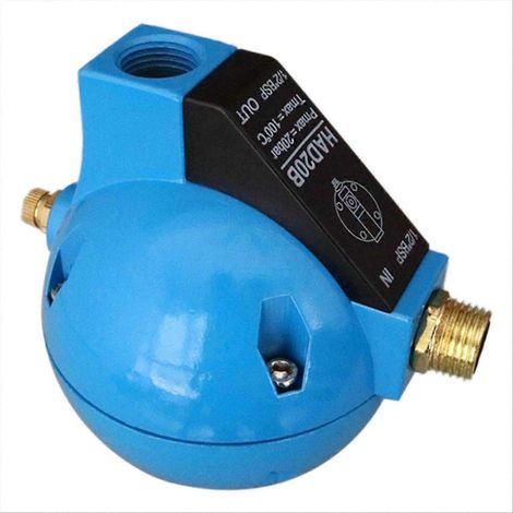 HAD20B purgeur automatique à flotteur pour air comprimé, 1/2 pouce, débit 400L/min, vidange condensat fiable (1/5)