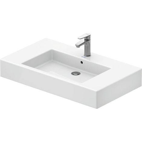 Duravit Vero meuble lavabo 85cm, avec trop-plein, avec banc trou (1/3)