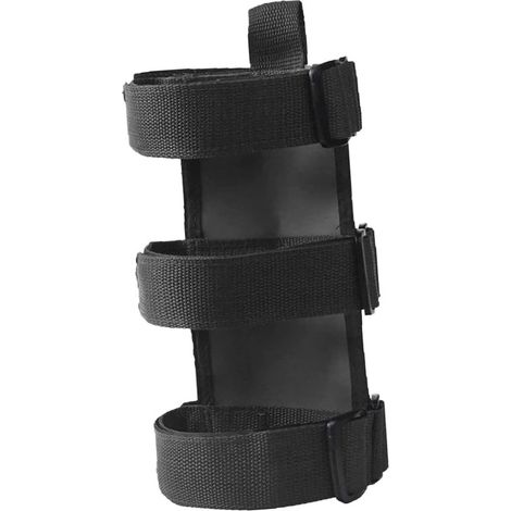 Sangle de support réglable pour extincteur - Kit de fixation pour véhicule noir résistant - Support pour extincteur de véhicule (1/5)