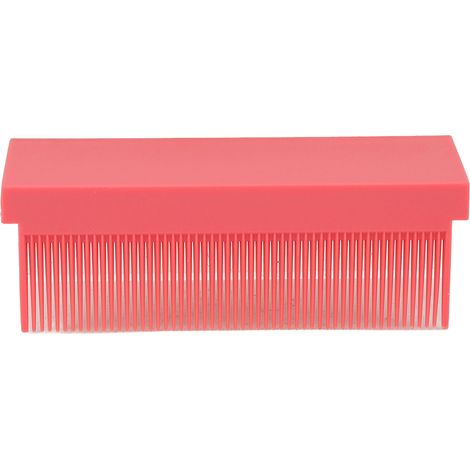 Peigne lisseur en plastique renforcé de fibres de carbone, lisseur électrique pour salon et usage domestique, outil de lissage, rose (1/5)