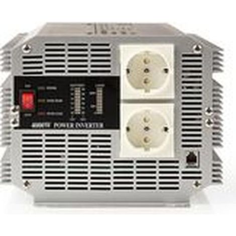Nedis PIMS400012 Convertitore 4000 W Nero 12V a 230V